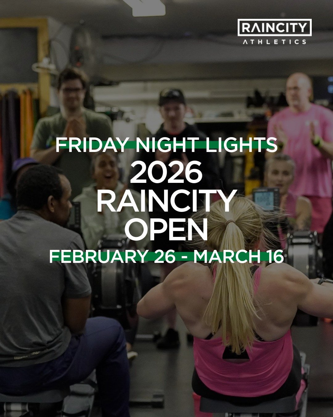 We'll be doing our usual epic #FridayNightLights workouts every week for 3 weeks! We will modify the announced workouts in a way to ensure they're fun every week for athletes of every level. If you don't come Friday night, you'll be doing them Saturd