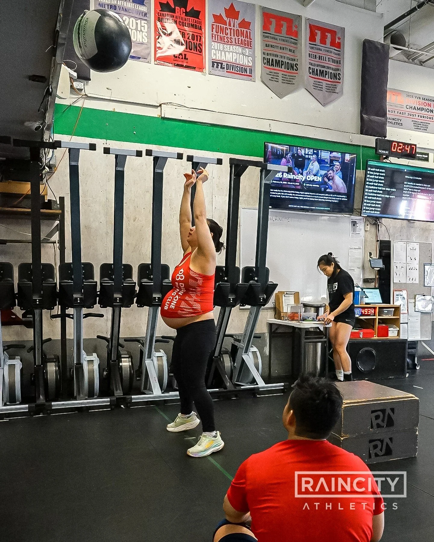 The "No Excuses" Legend 🤰⁠
⁠
Each week of the #RaincityOPEN, our coaches cast their votes for the Break-out Performance and the Spirit of the Open awards. ⁠
⁠
Our second Spirit winner for Week 1 is... Amanda C! 🏆⁠
⁠
Amanda takes this home