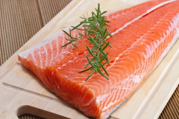 WILD RED SPRING SALMON This flaky, oily salmon is truly the king of the sea. Bake it, grill it, broil it... It doesn't get much better than this.