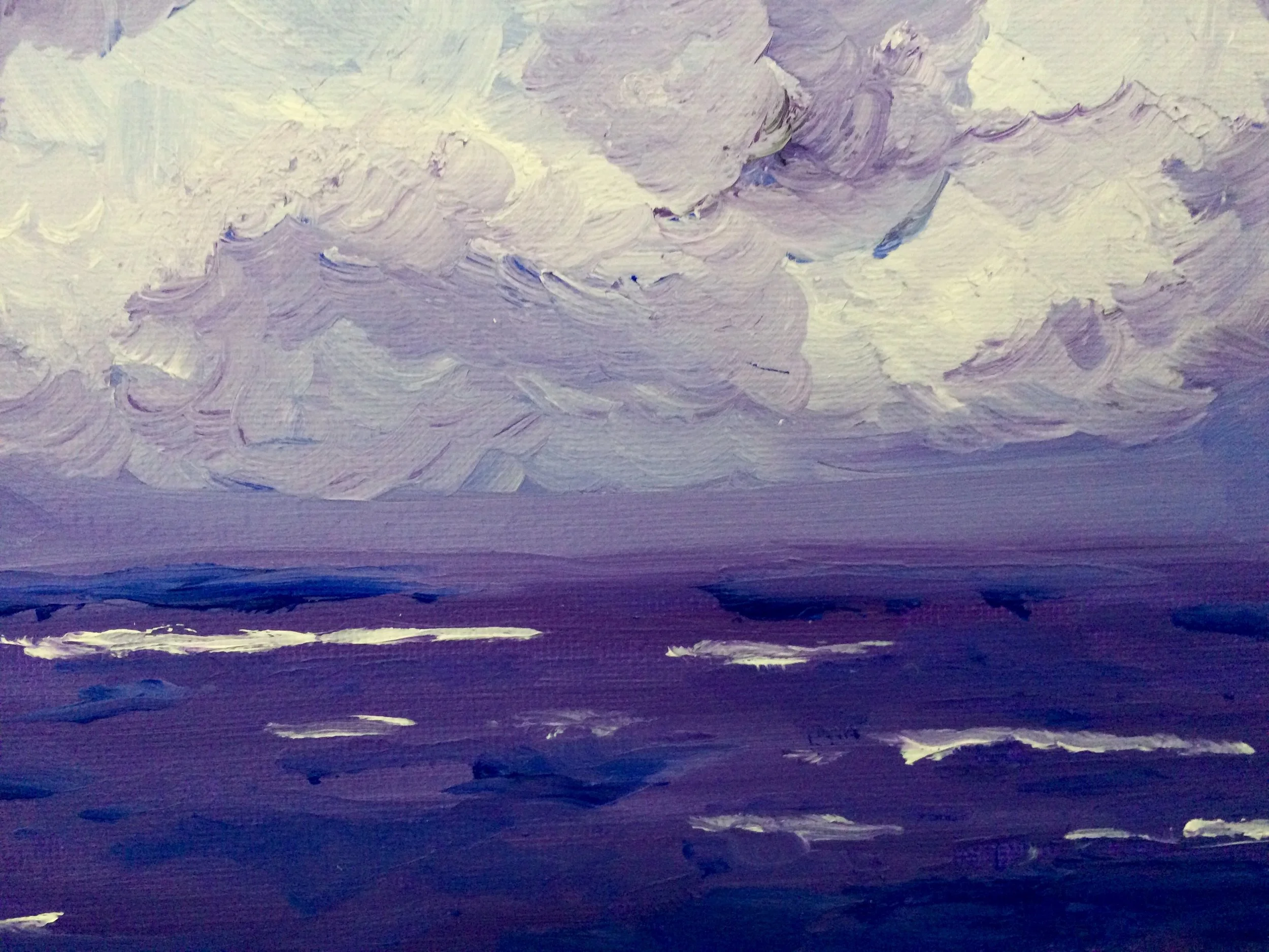 GREATER THAN 5x7 Oil on Panel