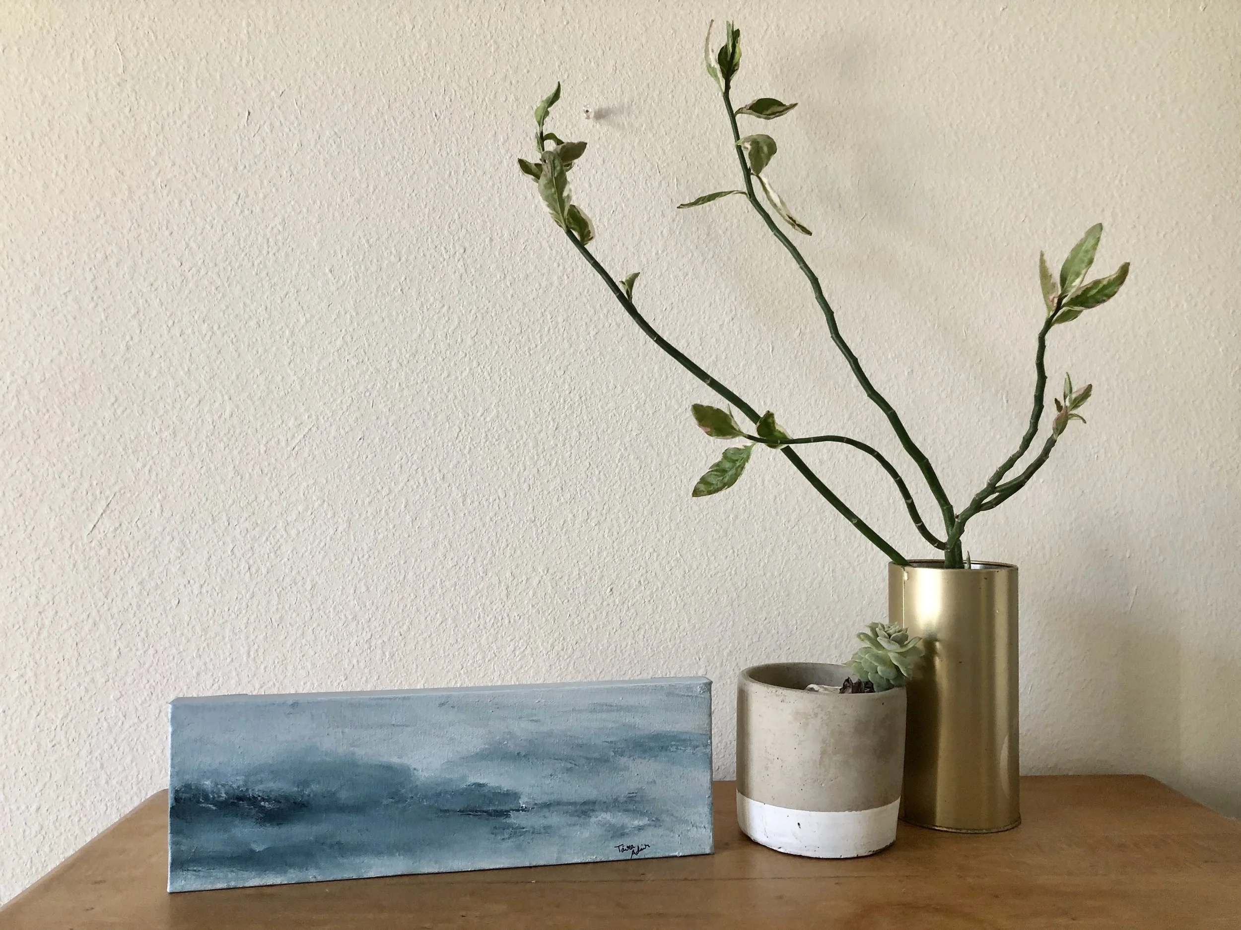 wistful wishes painting by Taira Adair