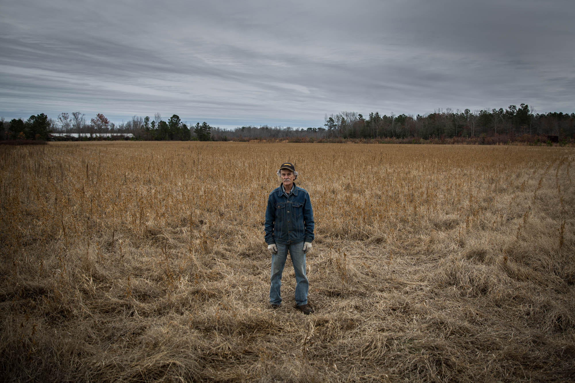 Winstead poses on his farm. He says that the most outrageous part of all of this is that his rights are being taken away. He views it that the government is taking his land to give to a private company, which is not the point of eminent domain. One of his activist colleagues discusses how the power companies basically told him that he was expendable. "I'm just upset because it's my community," he said. "We're not expendable."