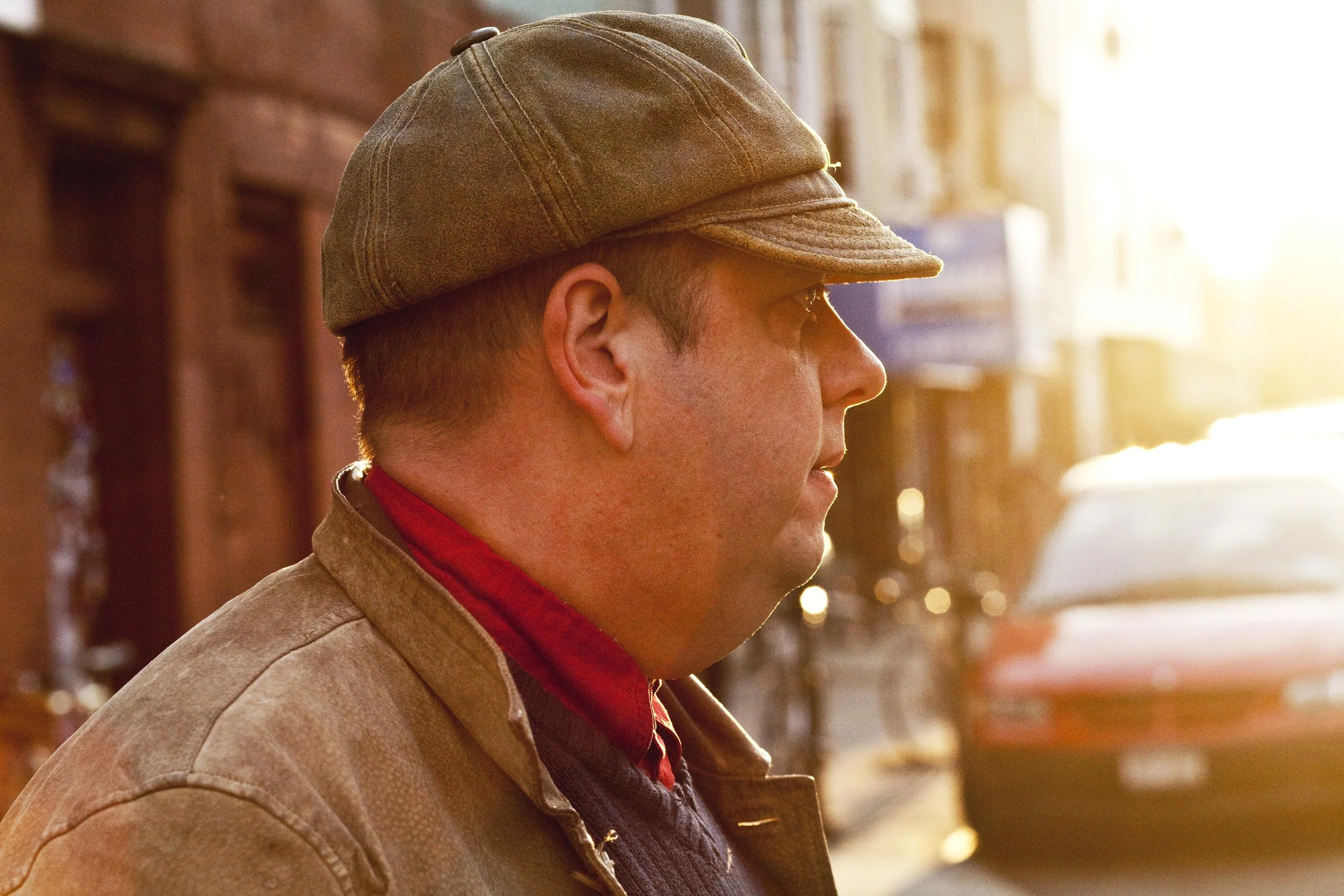 Tests for feature film, "Jimmy Three" featuring Tony Torn