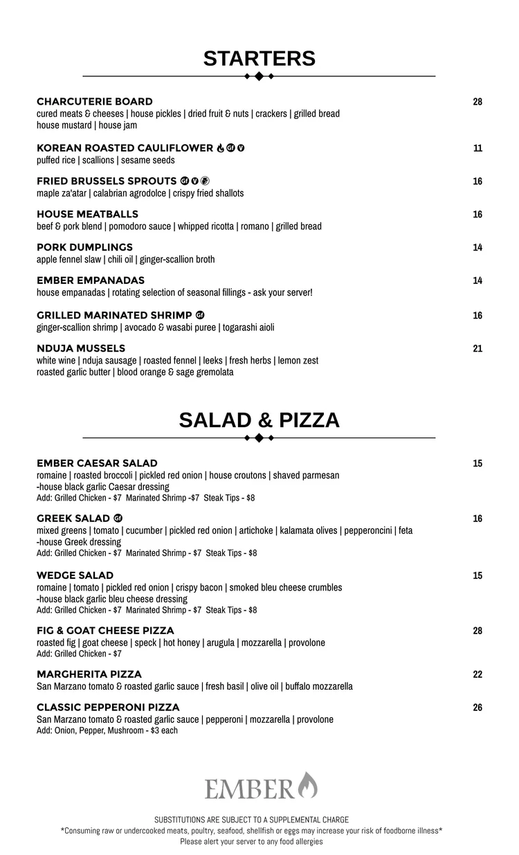 Ember Inns Menu.pdf Dinner Menu — Ember