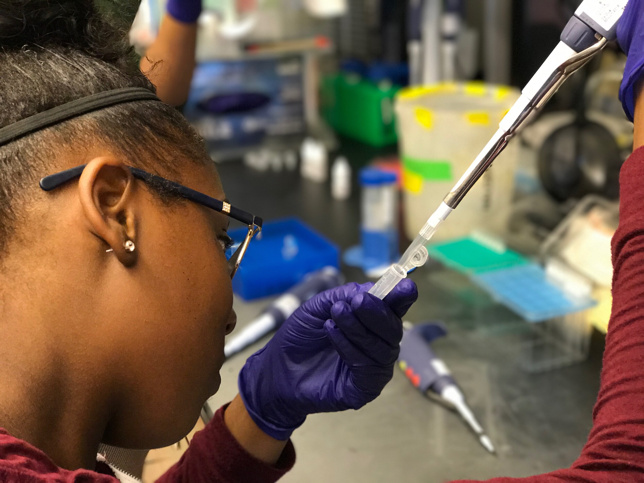   We Empower     High School Girls     To Pursue Science  