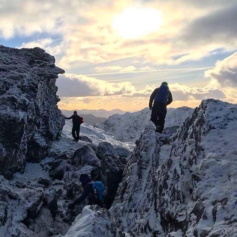 A Climb in the Snow