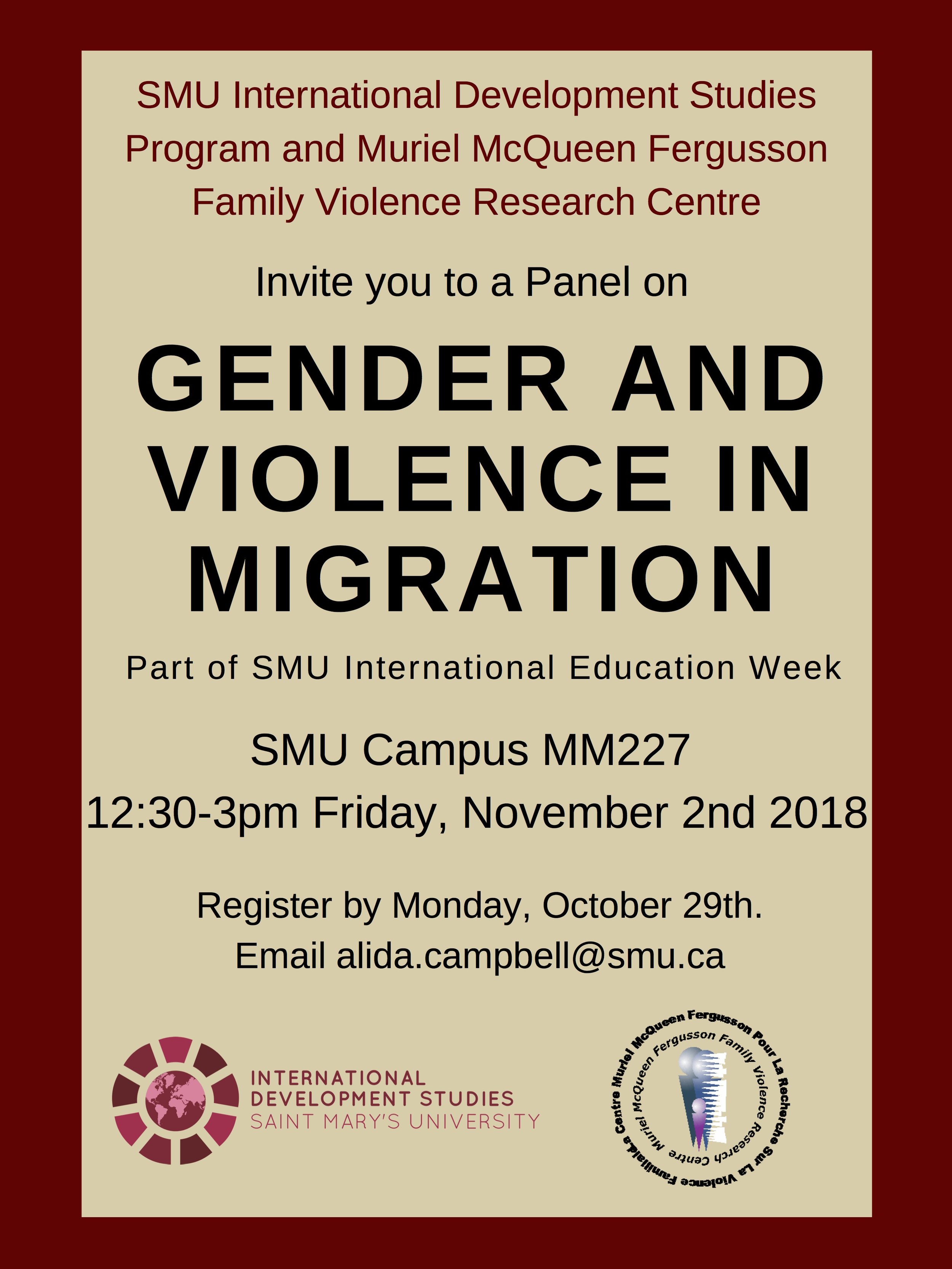 Gender and Violence in Migration: International Perspectives