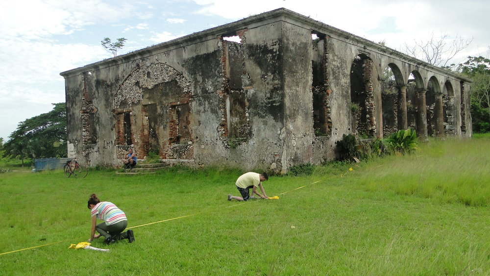  The ruins of the mansion house at Cafetal Angerona 