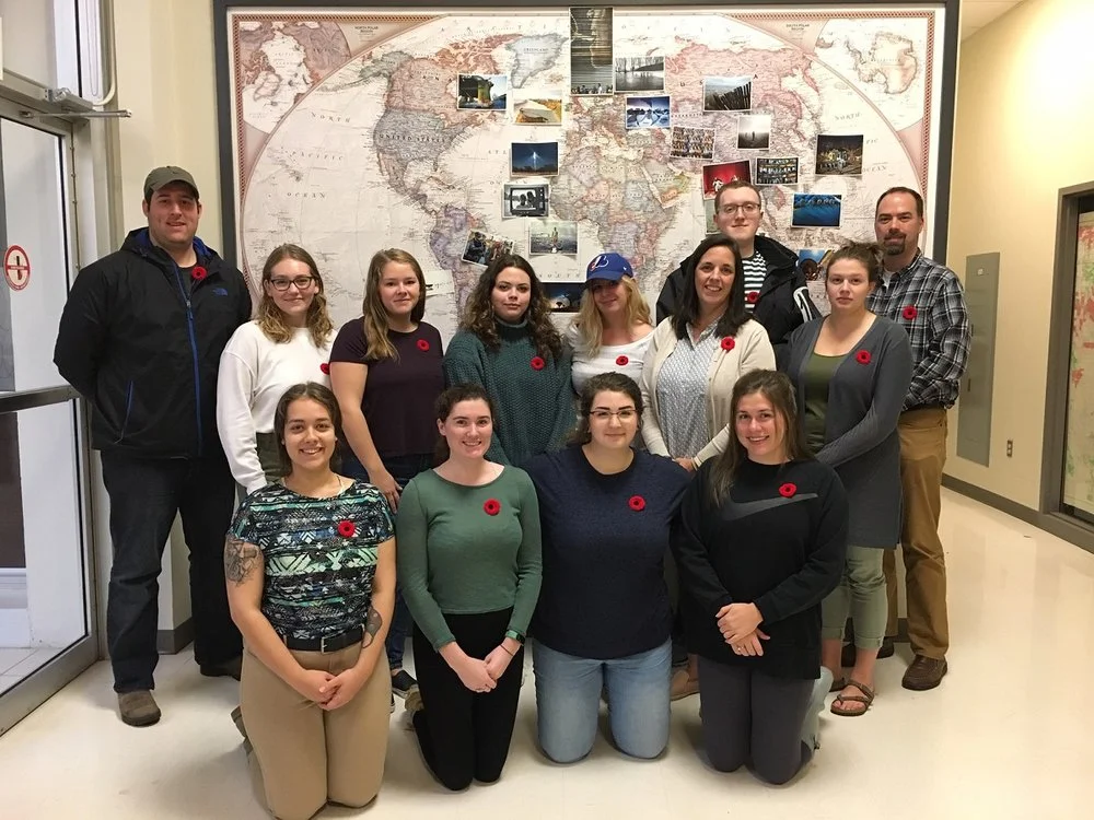 Getting ready to travel to The Gambia: students in this year’s Geography International Field School.