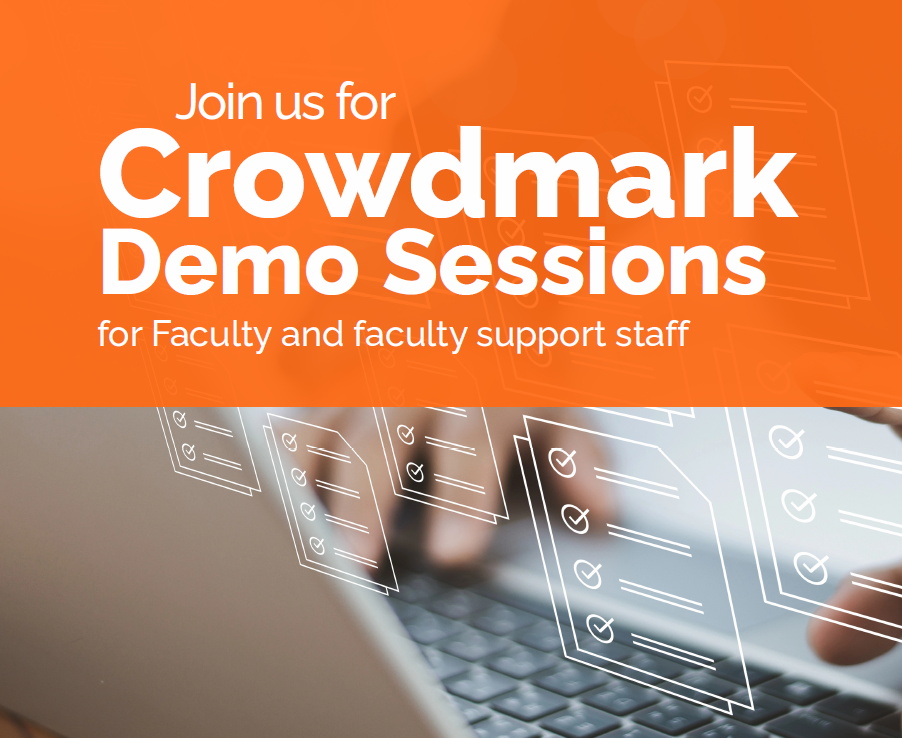 Crowdmark Demo and Bubble Sheet Info Sessions