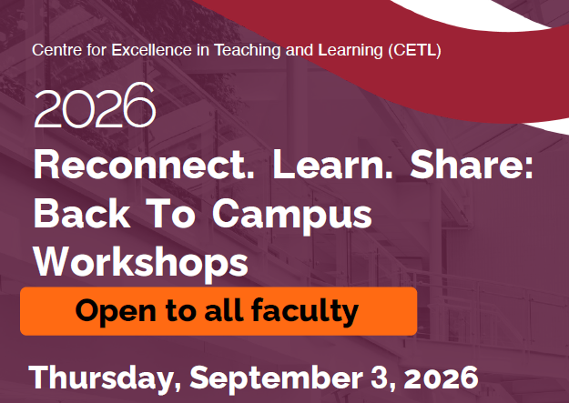 Reconnect, Learn, Share: Back to Campus Workshops