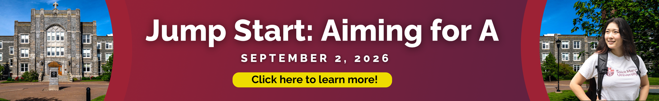 Promotional graphic for the Jump Start event.