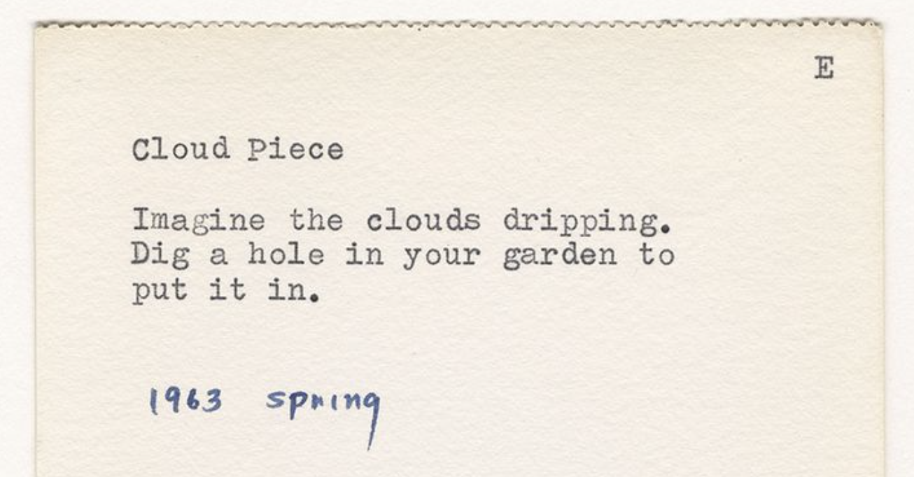 Workshop: Yoko Ono's Grapefruit / Pulitzer Arts Foundation