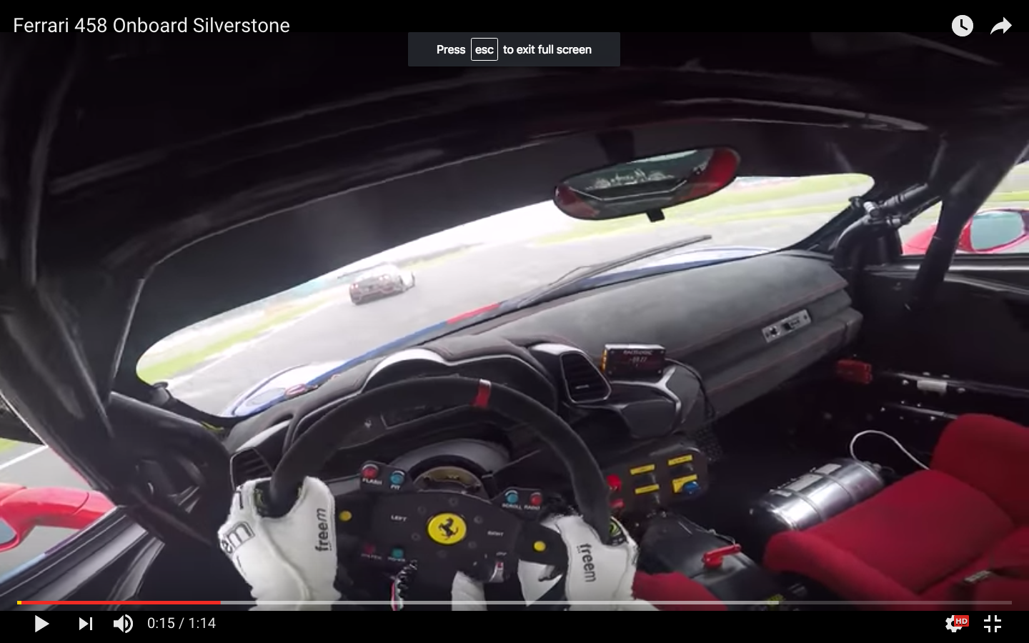 WATCH: Onboard Ferrari 458 Silverstone