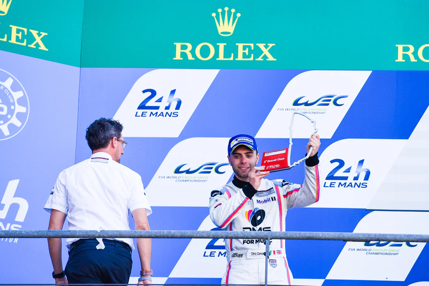 Zamparelli Fights to 2nd Overall at Prestigious Le Mans Carrera Cup Race