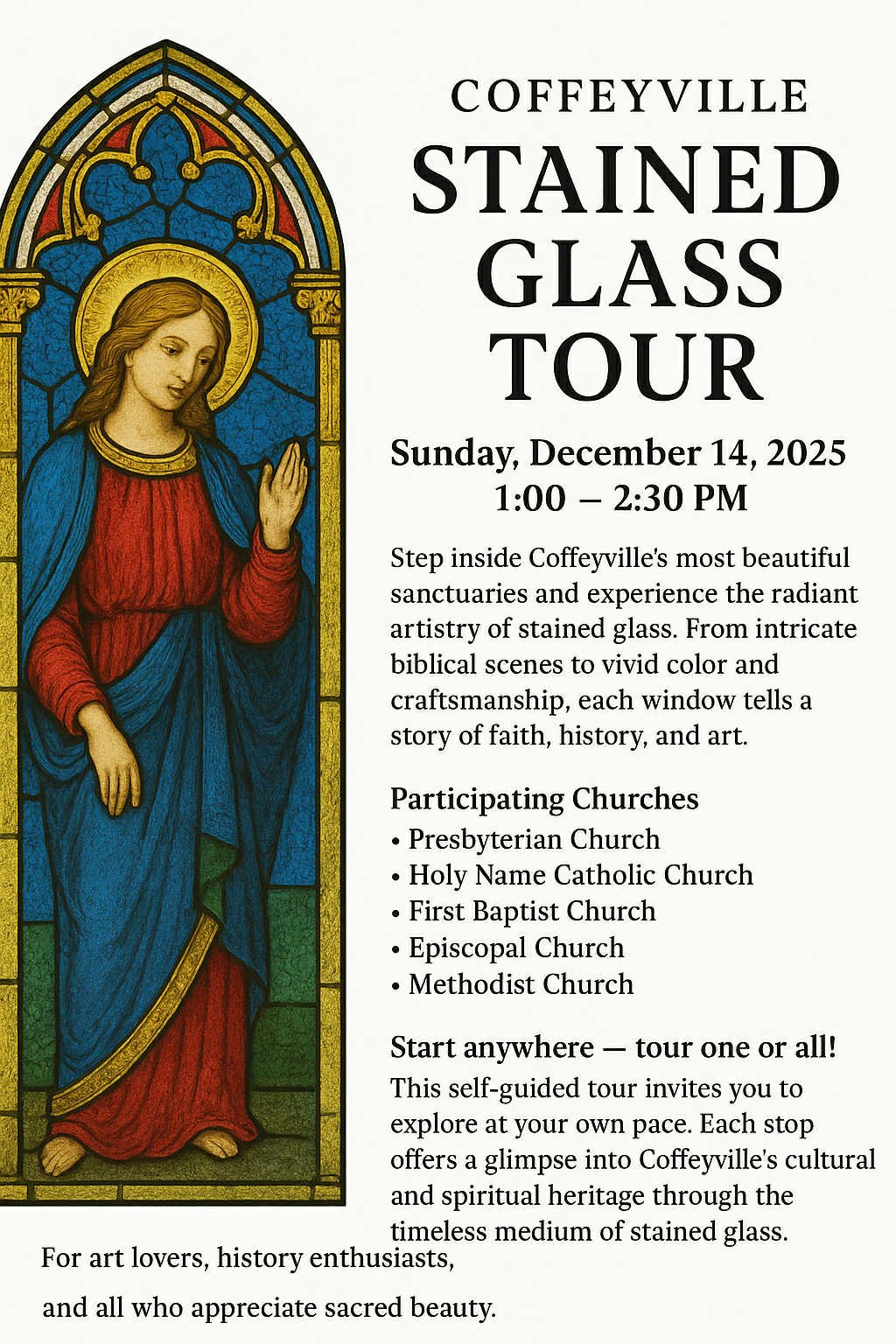 Coffeyville Stained Glass Tour