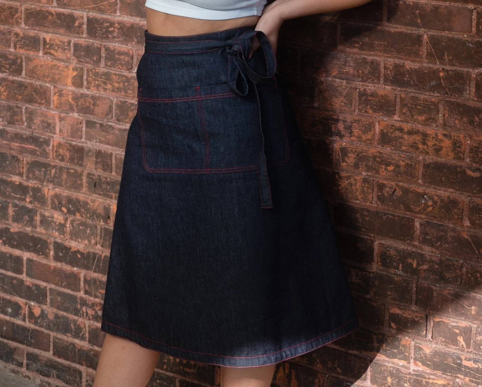 LIMITED Skirt Long / Red Thread