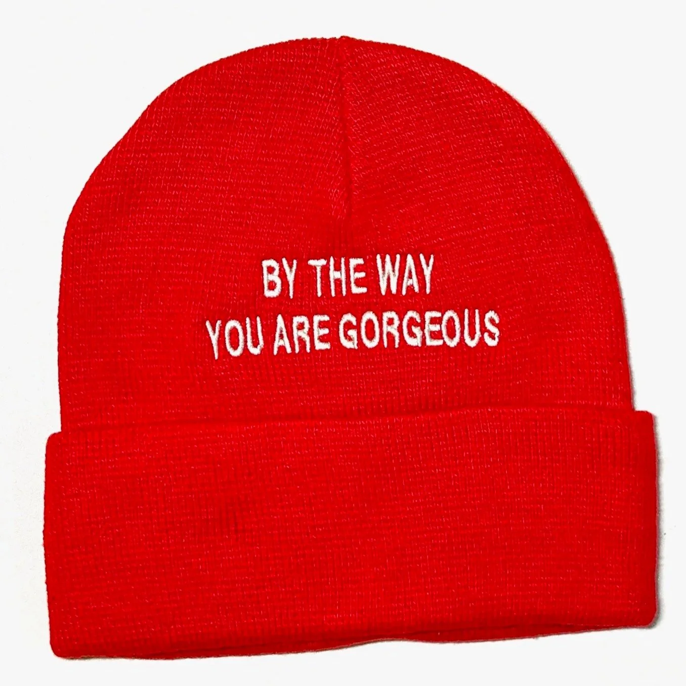 Red Poetry Cap