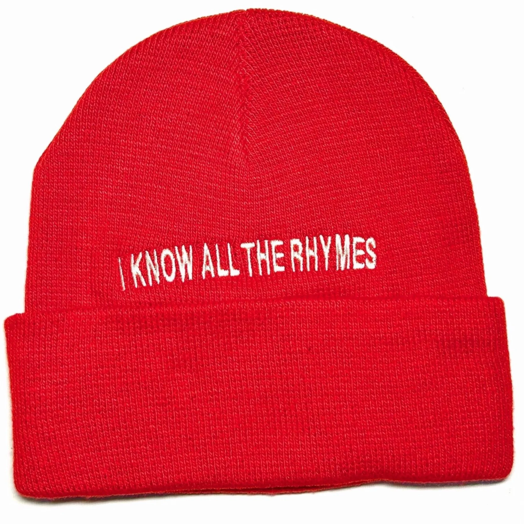 Red Poetry Cap