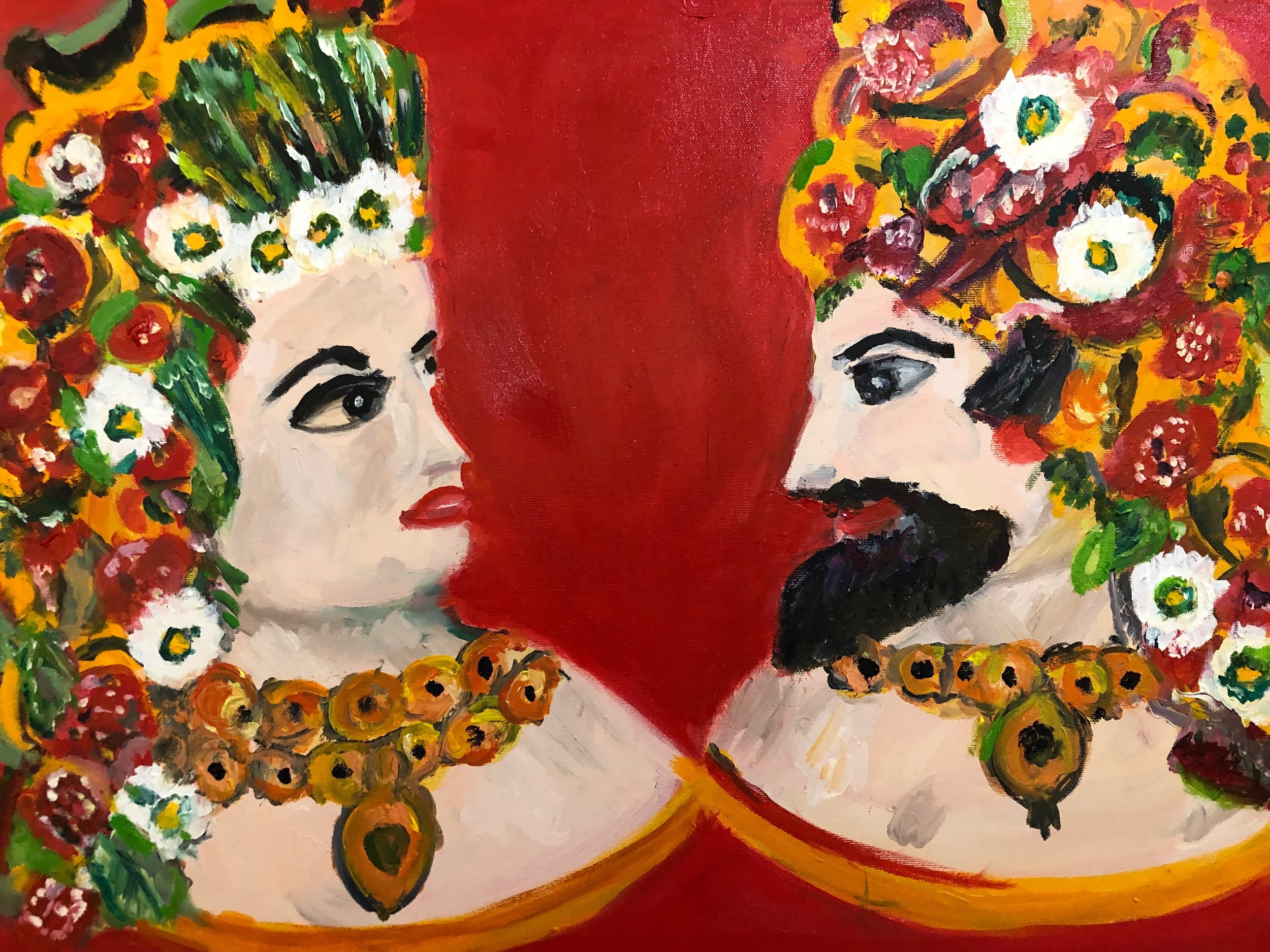 Two Sicilian Heads