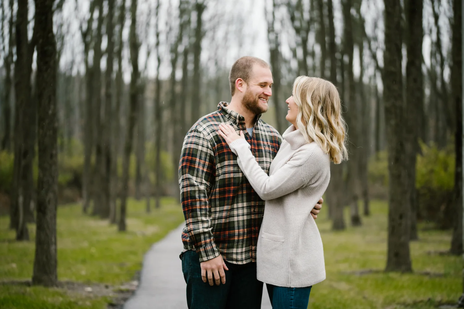 South Bend Indiana November Engagement Session Jen Mitch Sydney Marie Photography