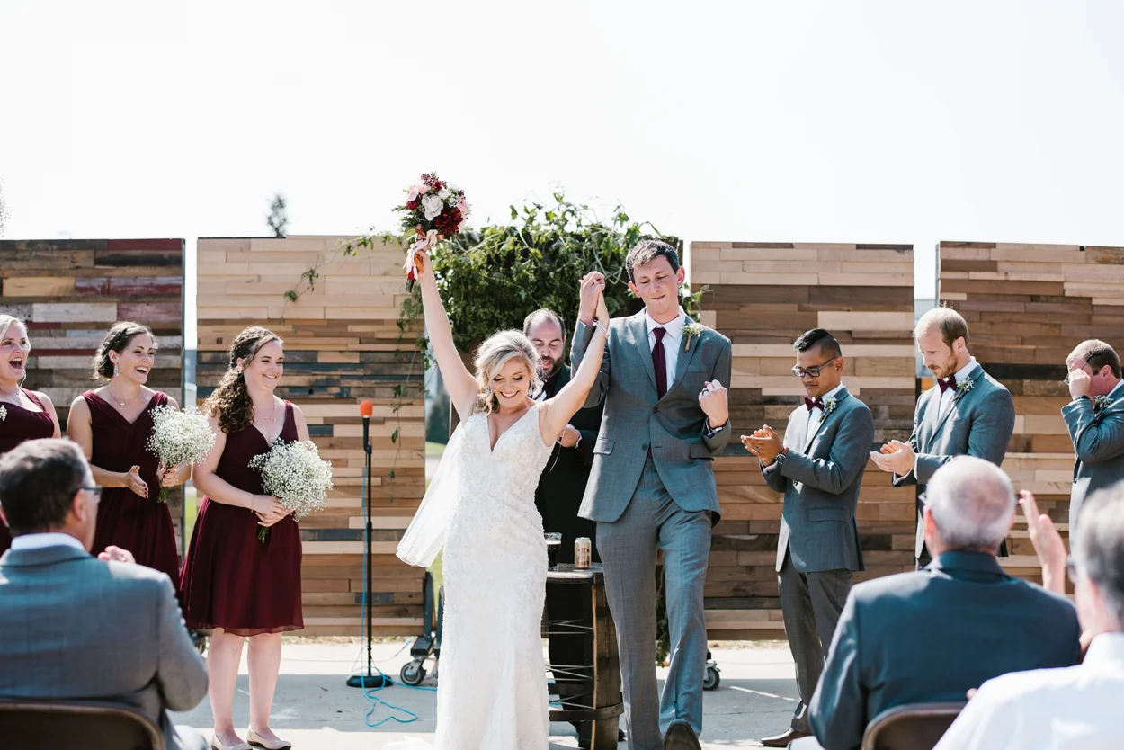 Holland Michigan Craft Beer Lovers Get Married At Warehouse 6 Events Jessi Steve
