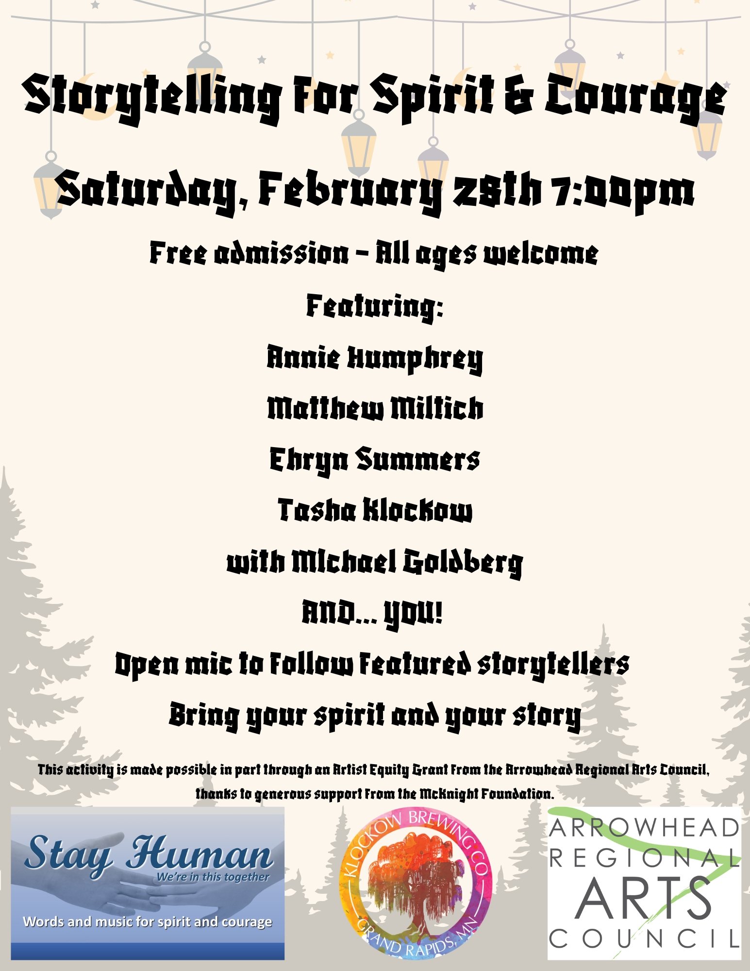 Stay Human - Storytelling for Spirit & Courage