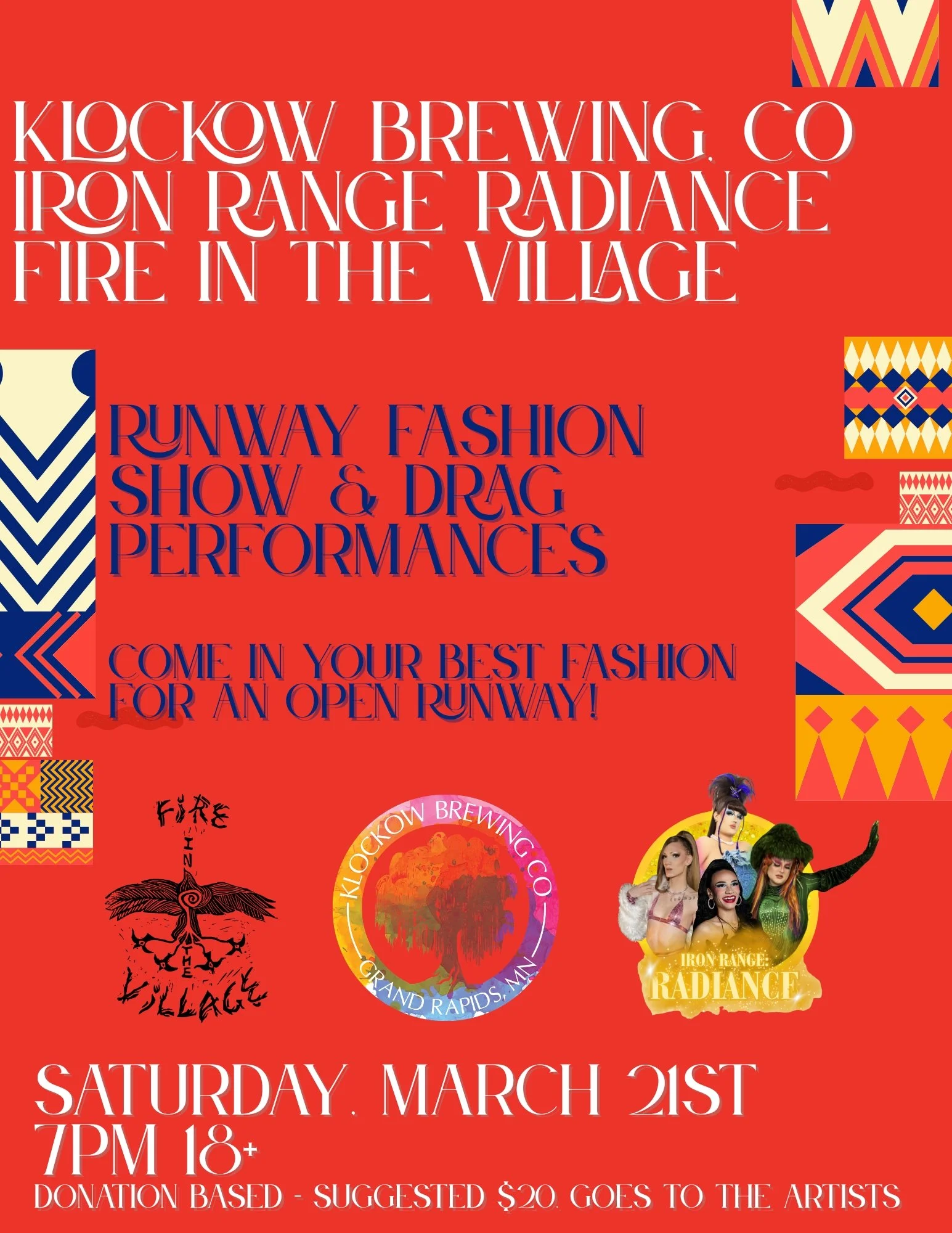 POSTPONED! Runway Fashion Show & Drag Performance Extravaganza!