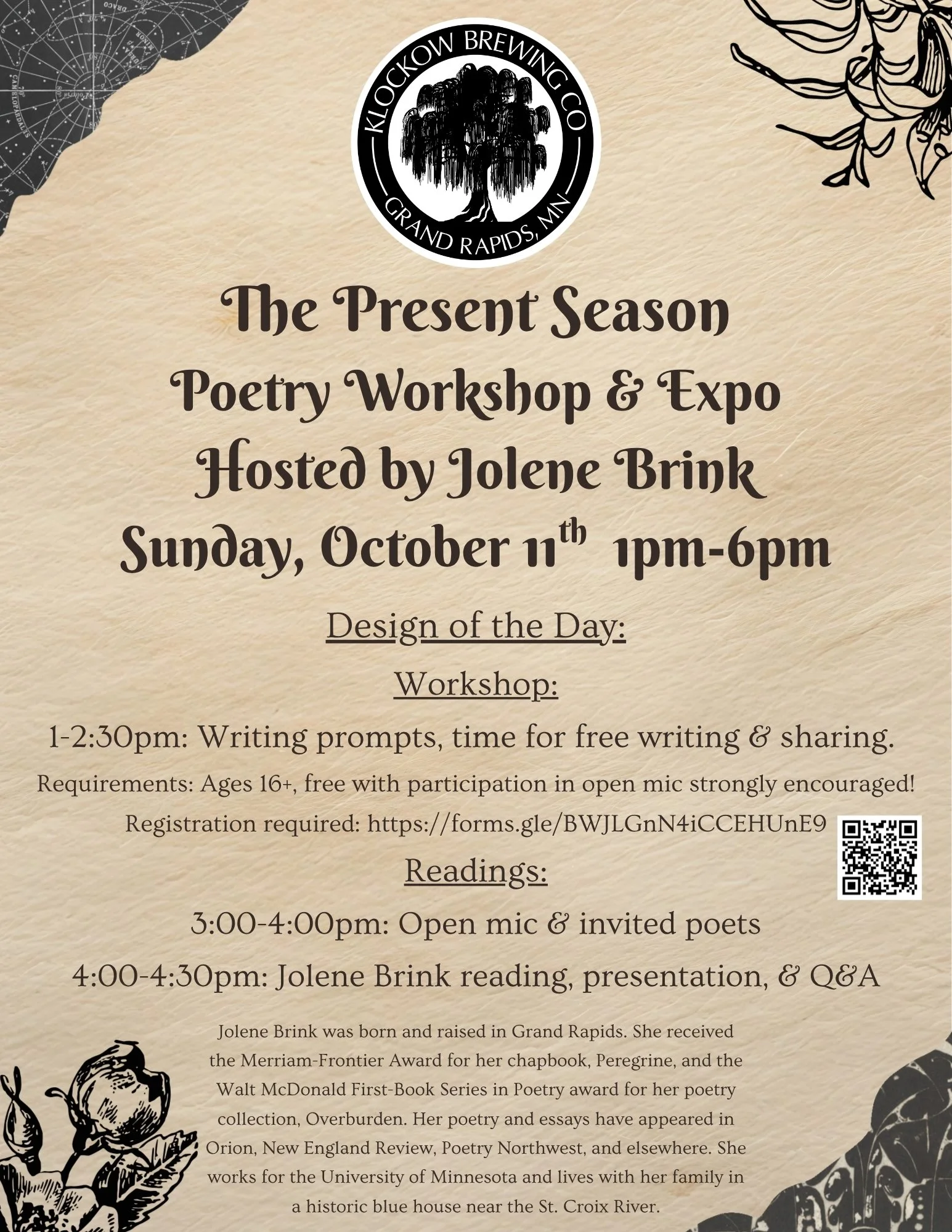 The Present Season: Poetry Workshop &amp; Expo