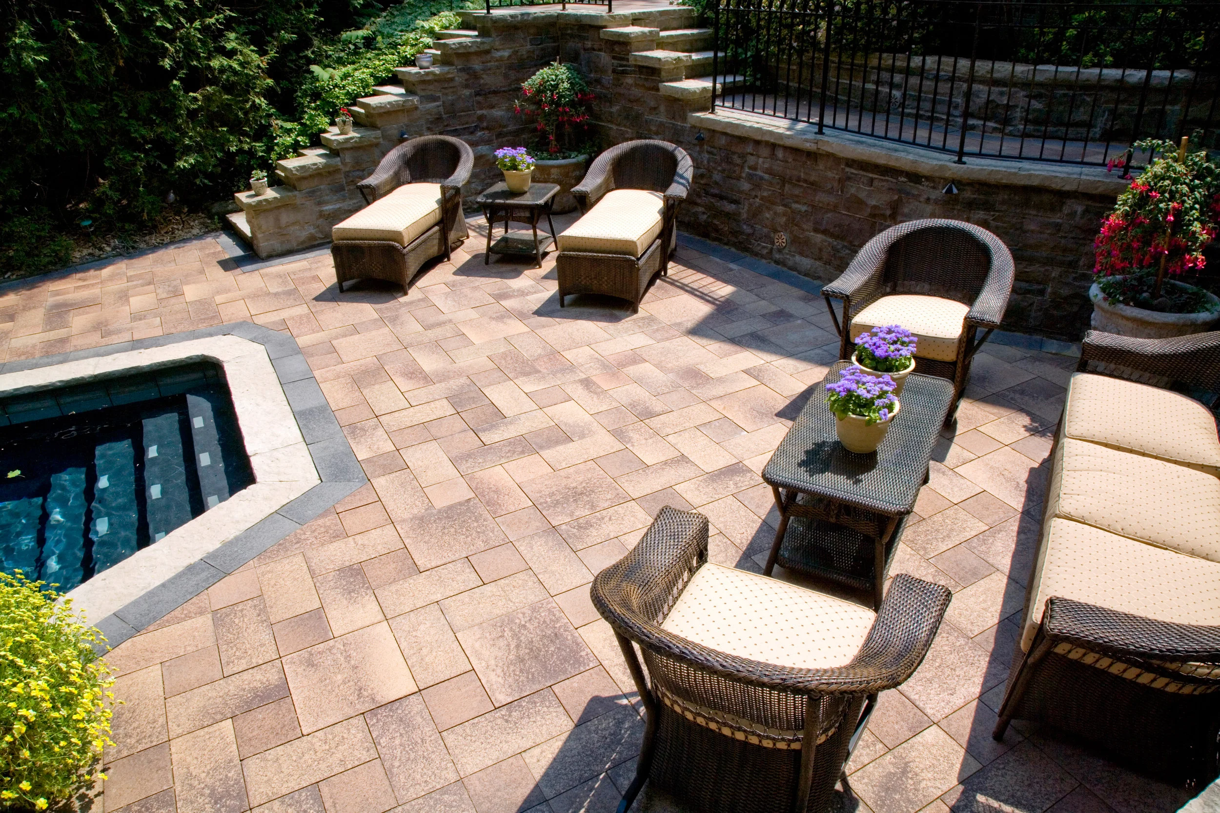 Ideal Waterproof Paving Stones for Pool Decks in Rockland County, NY