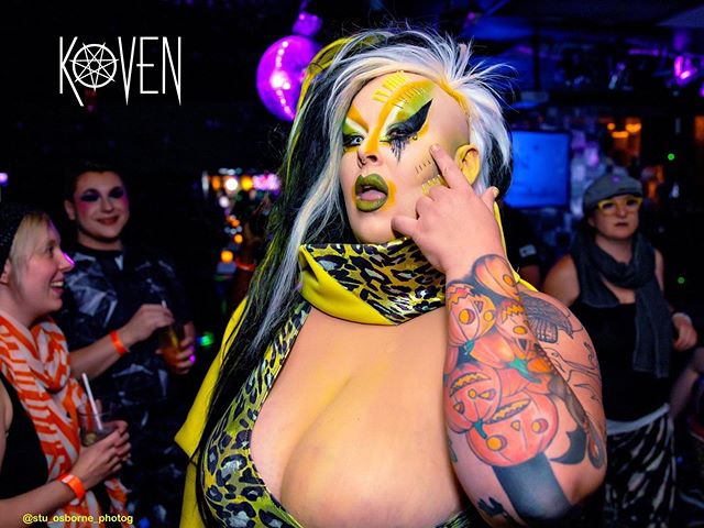 KOVEN in Denver is a magic I wish all would experience! When I perform I always start my night looking exactly how I want...but I destroy the first face I lovingly paint through my art until I have naturally progressed into my second face!

Photos by