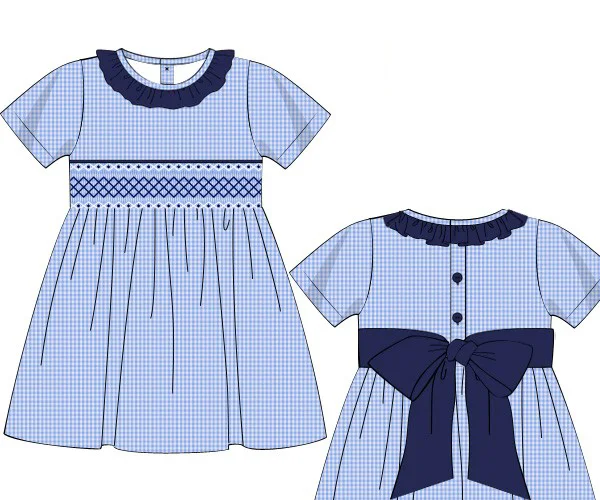 girls smocked clothing