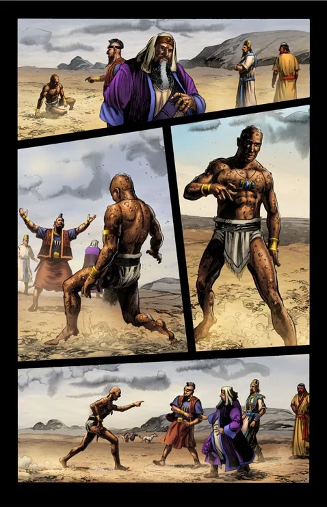 Used by permission of Kingstone Comics | Eliphaz in the story of Job
