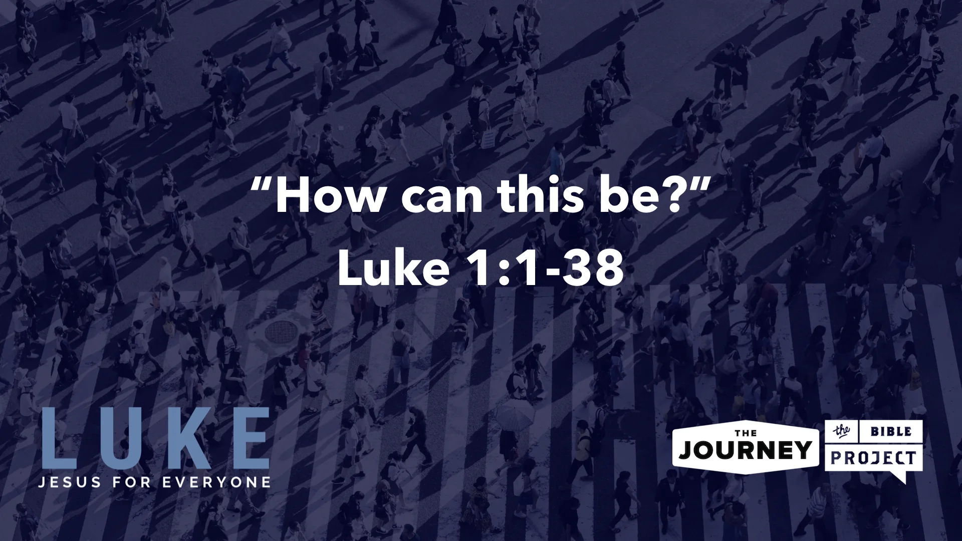 The Journey begins Dec 9, 2018 a new series called “Luke: Jesus for Everyone,” the next book we are reading, studying, preaching and teaching through in The Journey Bible Project