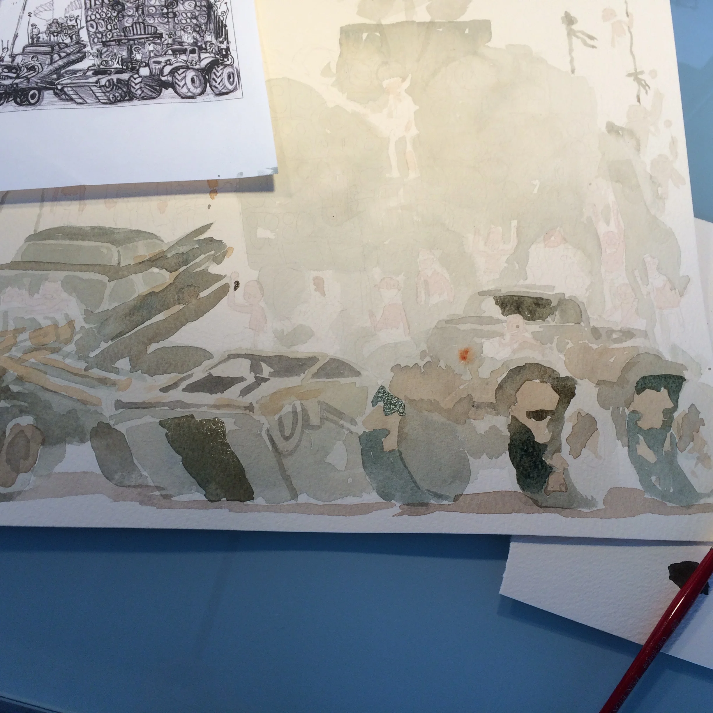 Everything is pretty sloppy at first. That’s ok, i can tighten it up later. But Mad Max vehicles should be all janky anyway, right?