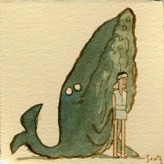 This film follows a team of space explorers as they venture to earth to save some whales and get home. In this particular scene, the team visits a famous aquarium. One of the more pensive fellows decides he should jump into a tank and have a chat with one of the whales. Where did this chat happen?