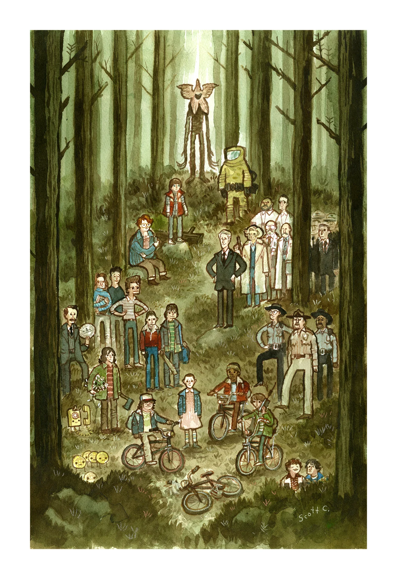 NEW Forest of Things print (13×19 edition of 300) $45