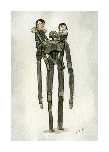“Something On My Shoulders” print – $20 (5×7 inches , edition of 150)