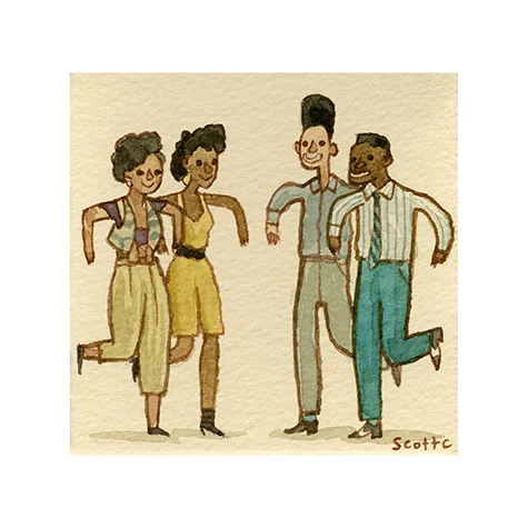 “The Party” $15 - 4.75 x 4.75 inches
