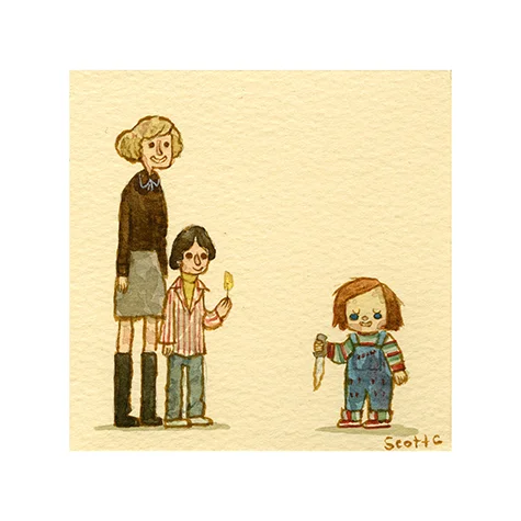 “The Doll” $15 - 4.75 x 4.75 inches