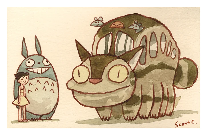 “The Bus” (7.25 x 4.75 inches)
