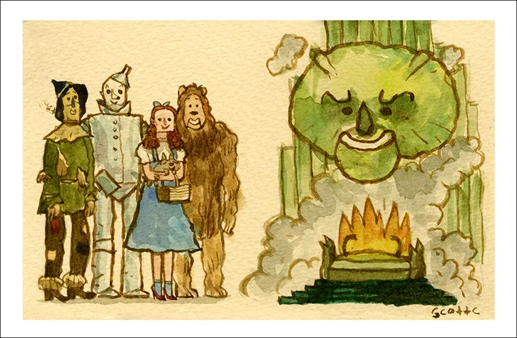“ The Wizard ” - $20 (7.25 x 4.75 inches)