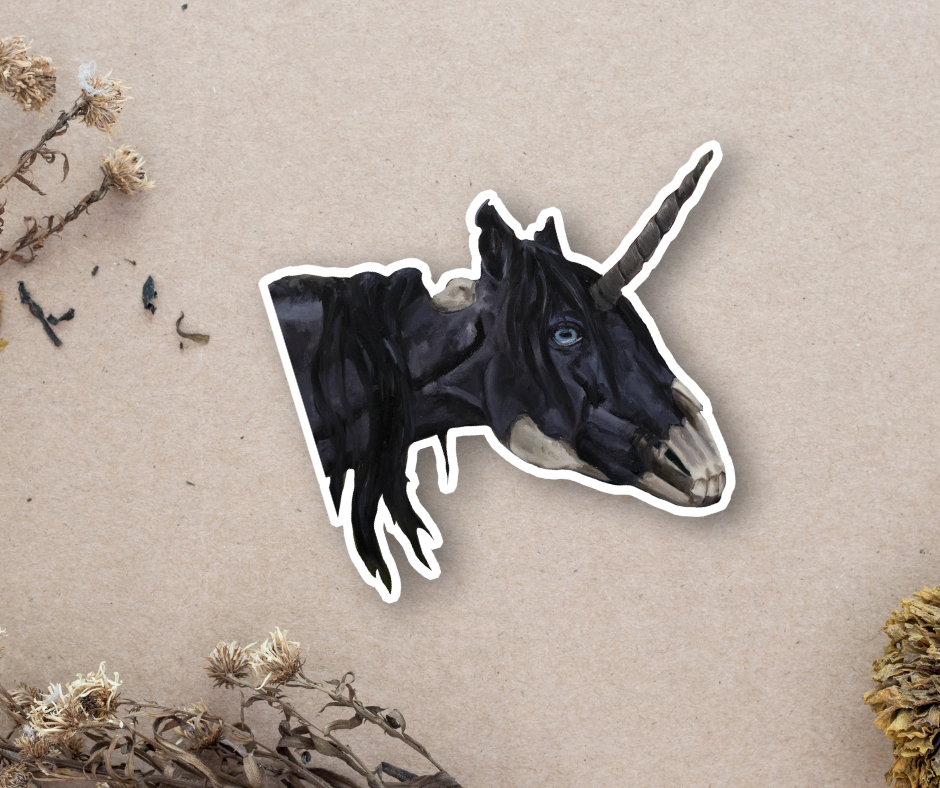 Undead Unicorn Sticker