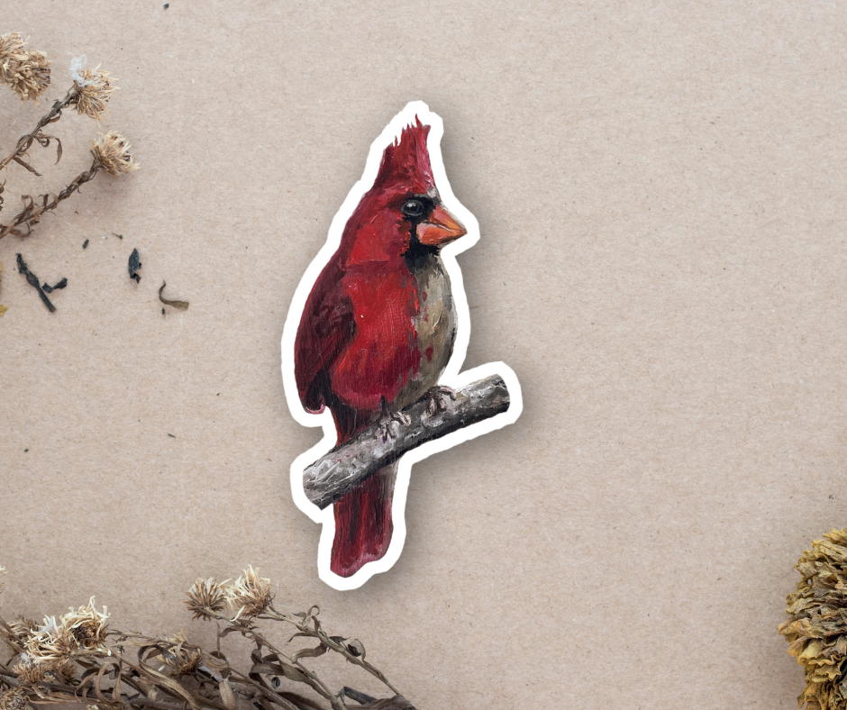 Cardinal Sticker