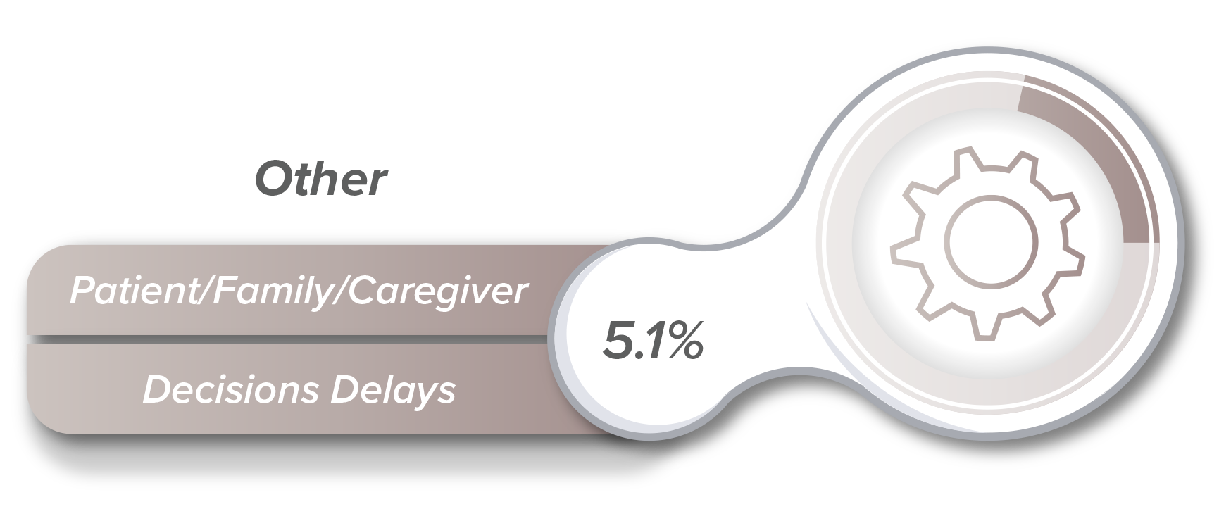 Other common delays include patient/family/caregiver delays and decision delays.