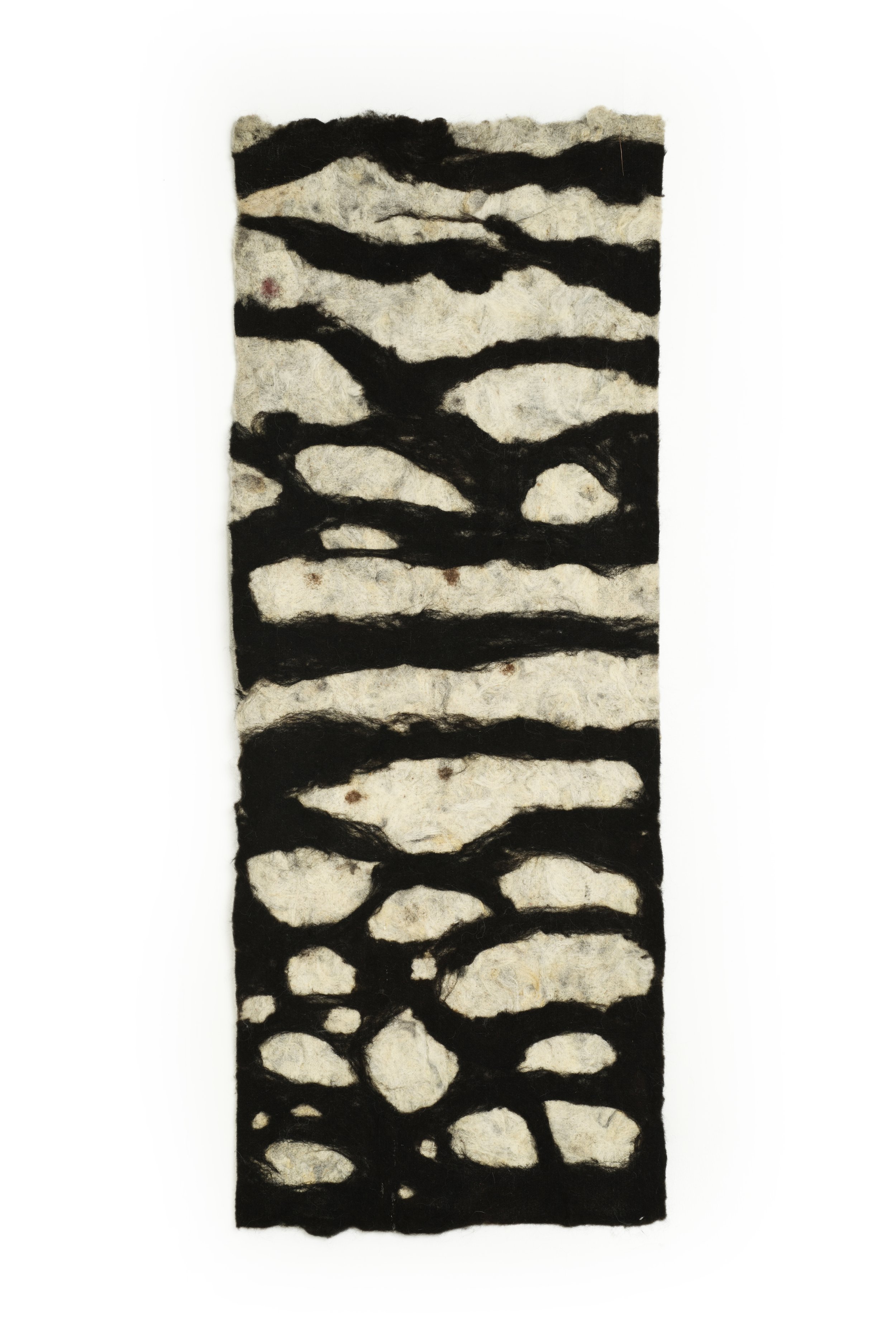 "Spring Thaw" Felted Icelandic Wool  26”X65”  2024