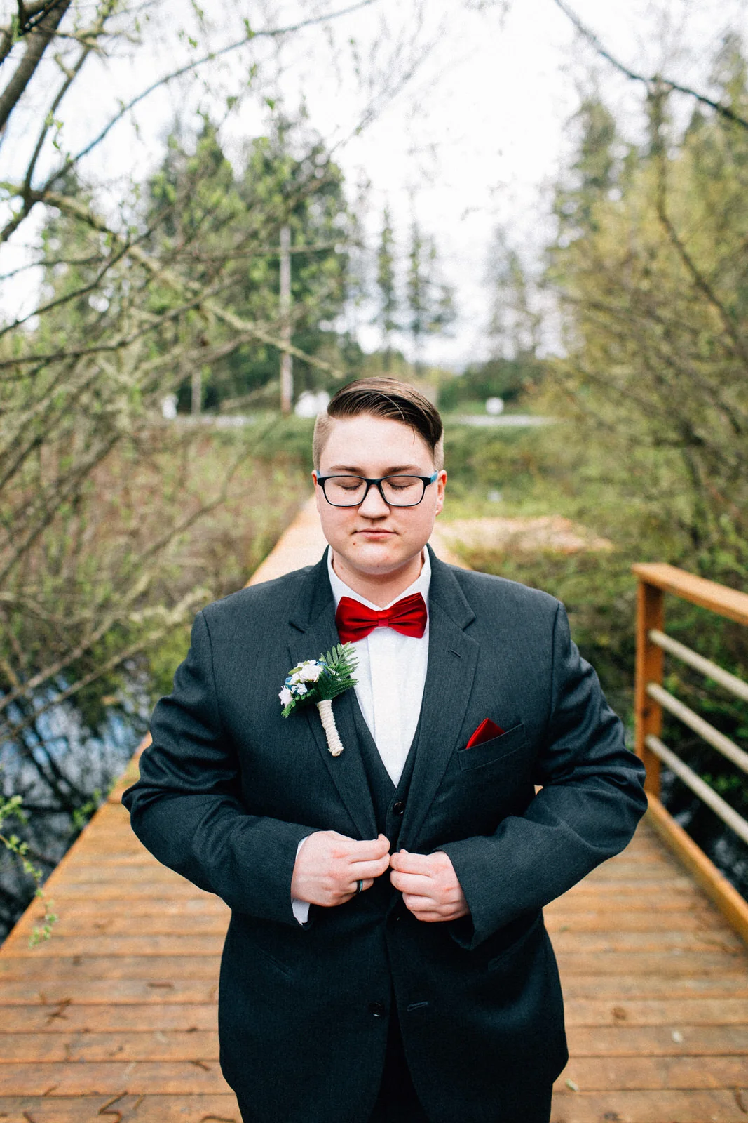 seattle feminist wedding photographer lgbtq lgbt queer wedding downtown fuck yeah weddings kendall lauren shea harry potter