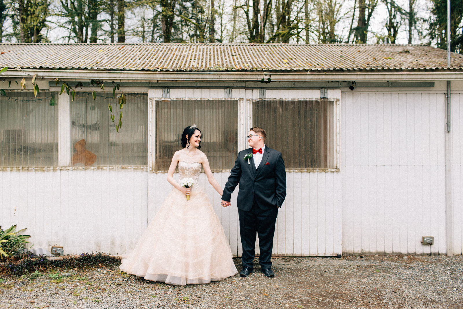 seattle feminist wedding photographer lgbtq lgbt queer wedding downtown fuck yeah weddings kendall lauren shea harry potter