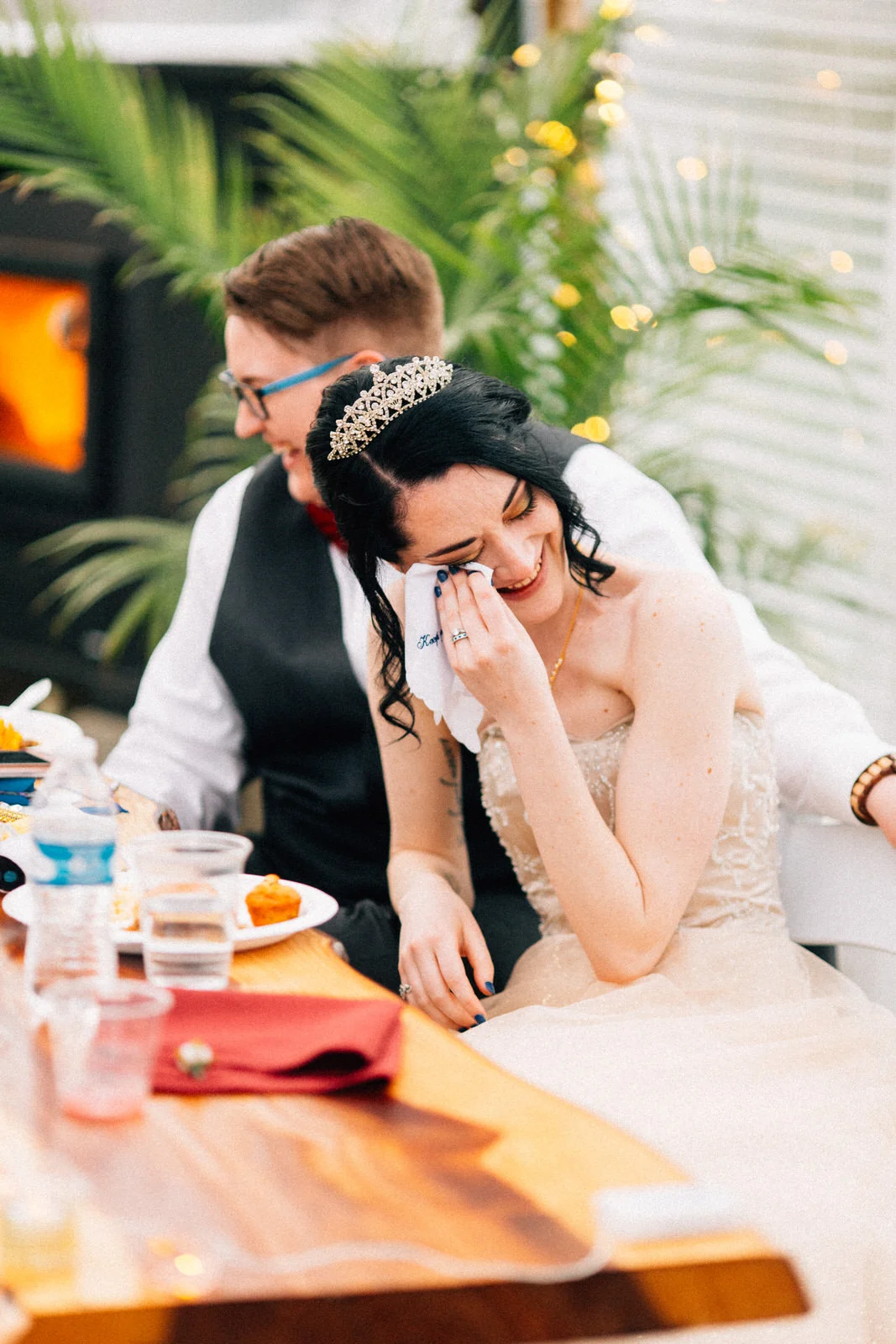 seattle feminist wedding photographer lgbtq lgbt queer wedding downtown fuck yeah weddings kendall lauren shea harry potter