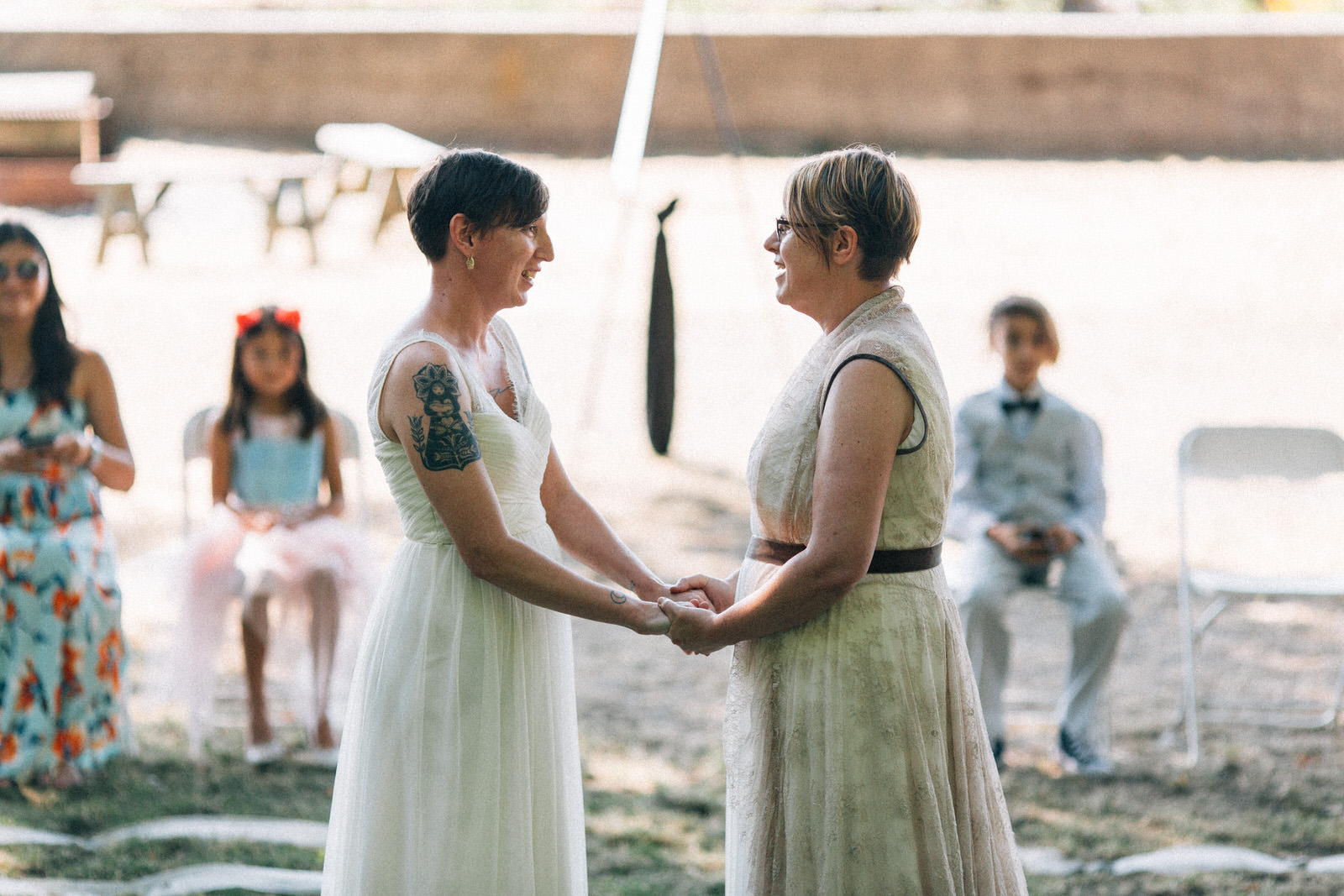 feminist photographer seattle portland weddings cama beach lgbtq lgbt queer lesbian wedding reception ceremony camano island kendall shea fuck yeah weddings